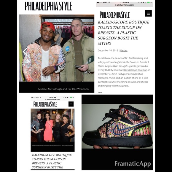 Micheal McCullough celebrity shoe custom art work - Picture 2 of 8